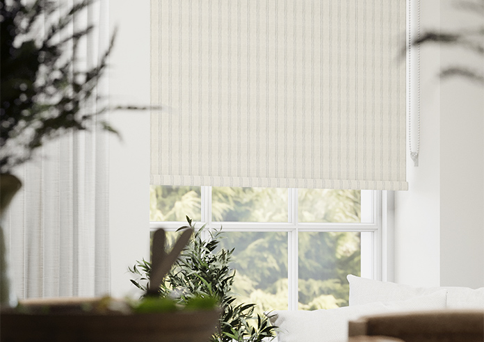 Emily Bond George Stripe, Linen - Roller Blind - Image 5
